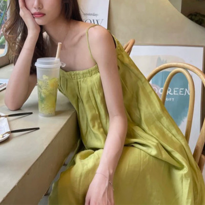 Custom new dress | ramie slip dress | bandeau long dress