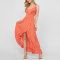 Custom new dress |  orange chiffon dress |  ruffled sleeveless maxi dress
