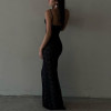 Custom slip dress | lace paneled dress | solid color dress