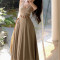 Custom sexy dress | waistcoat dress | sleeveless long dress