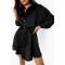 Custom new dress | black dress | balloon sleeve skater mini dress