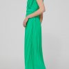 Custom simple dress | crossover pleated dress | maxi dress