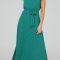 Custom simple dress | pleated skirt dress | printed sleeveless midi dress