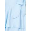 Custom dresses | blue dress | cotton dress | ruffled dress | lantern long sleeve dress | fall dress.