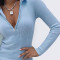 Custom women's dress | winter slim fit fashion dress | zipper long sleeves dress | OEM dress