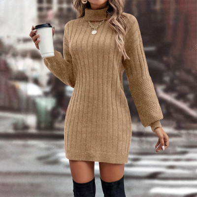 Custom winter dress | sweater dress | new turtleneck dress | casual cropped dress