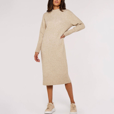 Custom new dress | chunky knit midi dress | minimalism dress