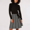 Custom new dress | chevron skirt knit mini dress | winters dress