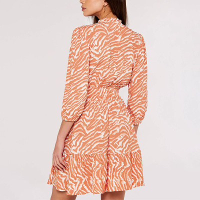 Custom dresses | floral dress | printed short dress | hollow out dress.