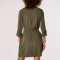 Custom new dress |  green dress  | tera cotton shirt dress