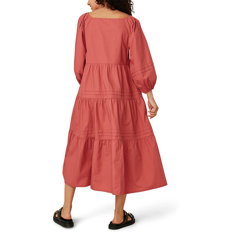 bohemian cotton linen maxi dress