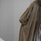 Custom dress | corduroy dress | khaki loose long-sleeved dresses | Casual dresses | Plus Size Dress