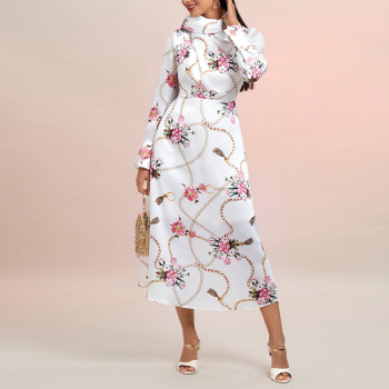 Custom dress | long sleeve dress | customized A-line dress | customized luxury and noble dresses
