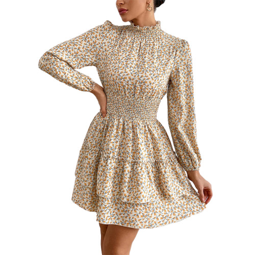 Custom new dress | printed rayon dress | long sleeve bodycon dress