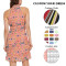 Custom floral dresses | strapless dresses | Short Length dresses