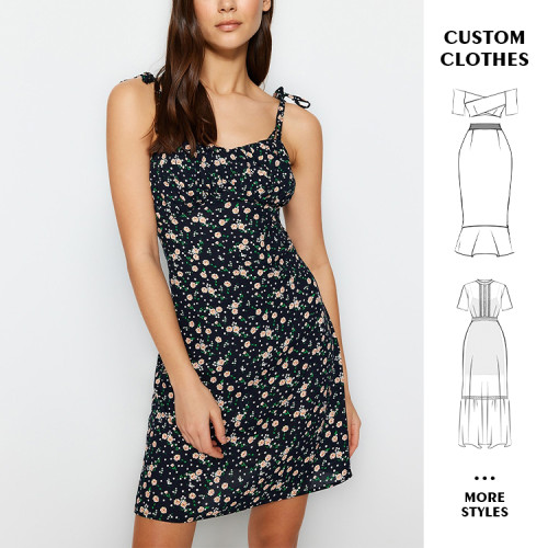 Custom slip dresses | floral dresses | spring dresses | short dresses.