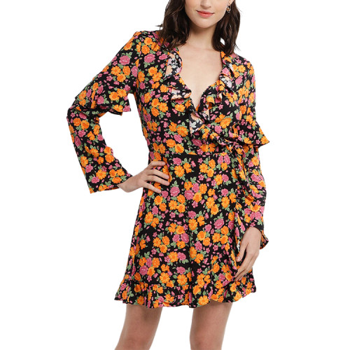 OEM dress | long sleeve dresses | summer dresses | floral dresses