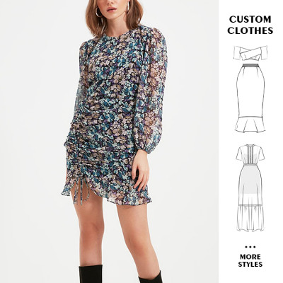 OEM dress | puff sleeves dresses | summer dresses | floral dresses | shorts dresses