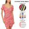 OEM dress | puff sleeves dresses | summer dresses | floral dresses | shorts dresses