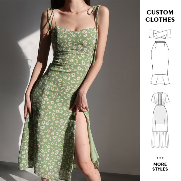 OEM dress | floral dresses | summer dresses | sexy dresses | split dresses