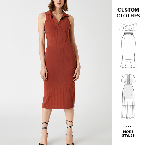 OEM dress | lapel dress | business dress | summer dresses | slim fit dress