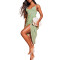 OEM dress | green dress | strappy dresses | summer dresses | sexy dresses | split dresses