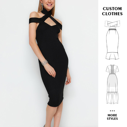 OEM dress | knit dress | black dresses | summer dresses | sexy dresses | prom dress