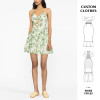 OEM dress | casual dress | floral dress | summer dresses | strappy dresses | green dress
