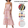 OEM dress | casual dress | floral dress | summer dresses | strappy dresses | pink dress