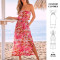 OEM dress | strappless dress | floral dress | summer dresses | beach dresses | chiffon dress