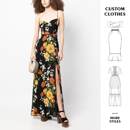 OEM dress | strap dress | print dress | summer dresses | maxi dresses | sexy dress