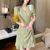 OEM dress | customized floral short dress | summer casual dresses | wholesale dress | slim fit dress