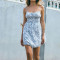 OEM dress | summer halter dress | customized floral dress | backless short dress | sexy dress