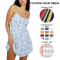 OEM dress | summer halter dress | customized floral dress | backless short dress | sexy dress