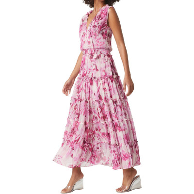 OEM dress | sleeveless dress | floral dress | summer dresses | v-neck dresses | chiffon dress