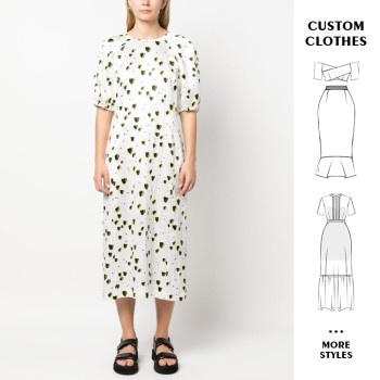 OEM dress | crew neck dress | casual dress | summer dresses | print dress