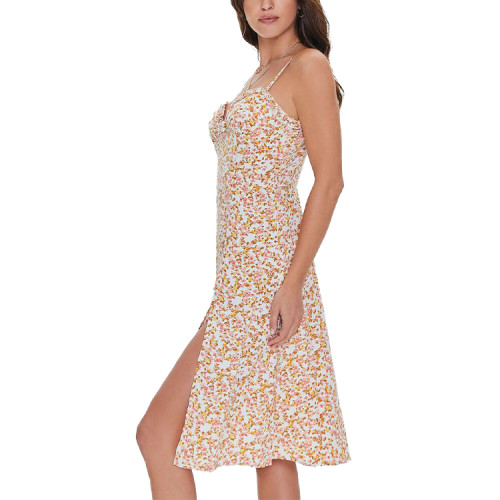 OEM dress | floral dress | strap dress | summer dresses | split dresses | sexy dress