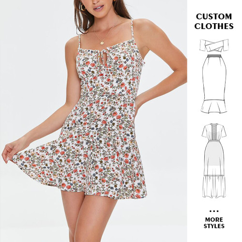 OEM dress | strap dress | floral dresses | summer dresses | sexy dresses | backless dresses