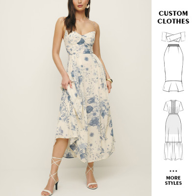 OEM dress | print dress | sexy dress| summer dresses | prom dresses | floral dress | strap dress