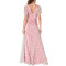 OEM dress | v-neck dress | split dresses | summer dresses | women long dresses | pink dress