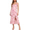 OEM dress | strap dress | pink dresses | floral dresses | sexy dresses | split dresses