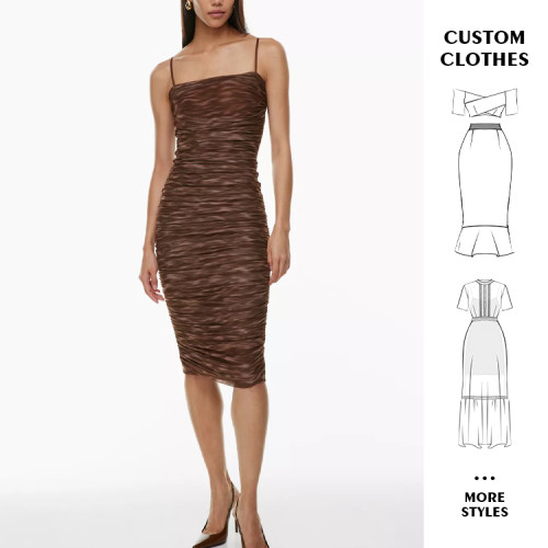 OEM dress | strappy dress | mid dresses | wrap dresses | summer dresses | slim fit dress