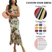 OEM dress | print dress | long dresses | strap dresses | women dresses | elegant dress