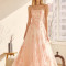 Custom dresses | ladies pink floral dresses | Wedding dress | Birthday party dress | slim fit dress