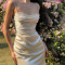 Custom dress | Party dresses | Women's dress | Elegant dresses | Silk wedding dress | Backless dress