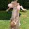 Custom dresses | Pink floral dresses | One shoulder dresses | Casual dresses | Slim ruffle dresses