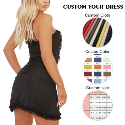 OEM dresses | Sexy dress | Black halter dress | Skinny baggy dress | Deep v dress | Skeleton dress