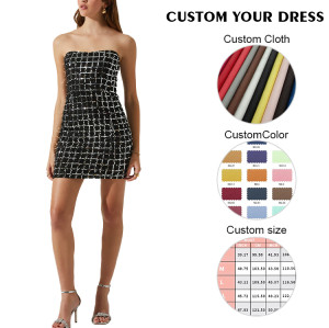 OEM dresses | Sexy dress | Black dress | Sheath dress | Slim dresses | Shorts dress | Beaded dresses