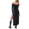 OEM dresses | Black dress | Long sleeve dress | Split dress | Sexy dresses | Fashion dress