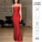 OEM dress | satin dress | maxi dresses | wrap dresses | halter dresses | red dress